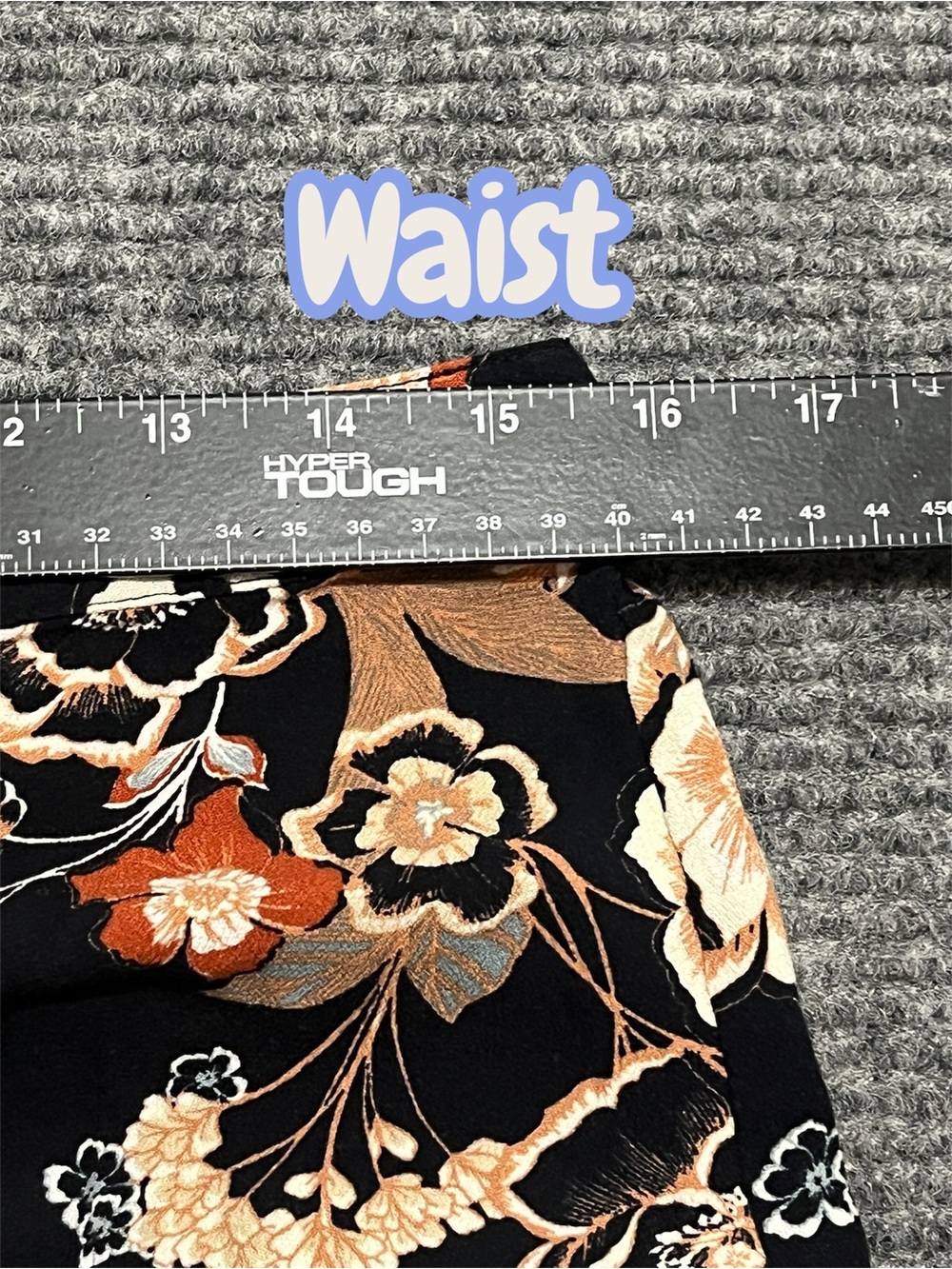Cute Shyanne Large Floral Western Button Skirt Slip On Casual Comfortable Midi - Picture 7 of 7